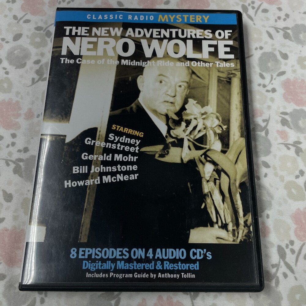 4 Audio CD's - The New Adventures of Nero Wolfe